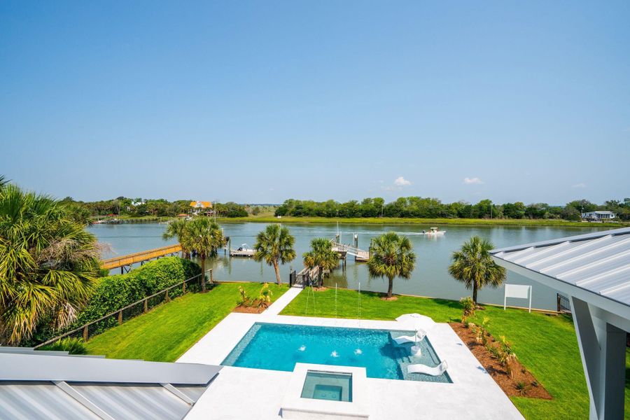 Exterior details and patio area of a home in , Isle Of Palms (Image 31).