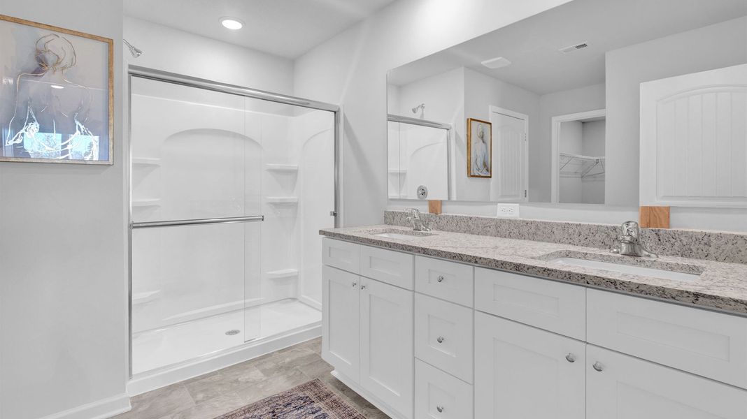 Furnished interior view inside a new home in Riggs Pointe, Millington (Image 23).