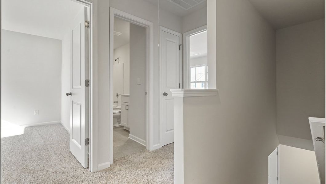 Representative unfurnished interior of a home built from the Rachel by D.R. Horton in Patton Cove, Clyde (Image 24). Representative unfurnished interior of a home built from the Rachel by D.R. Horton in Patton Cove, Clyde (Image 24).