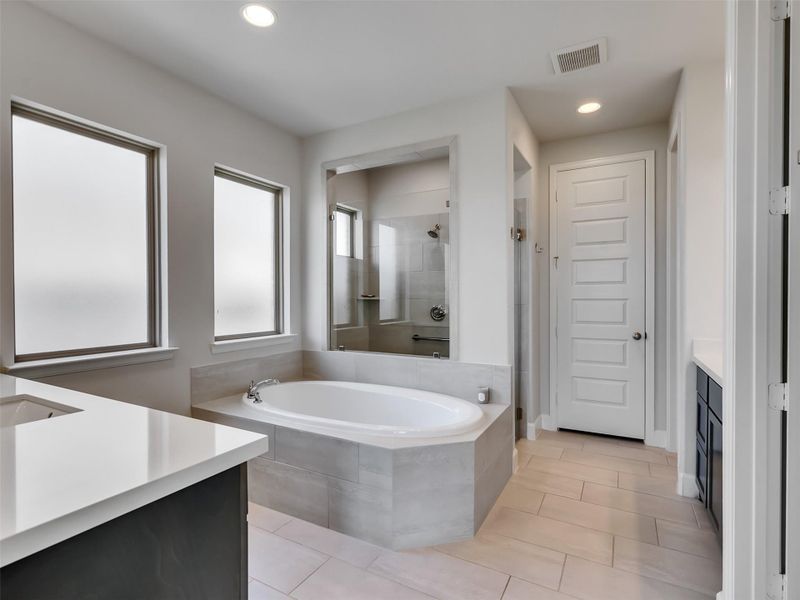 Furnished interior view inside a new home in Marvida, Cypress (Image 11).