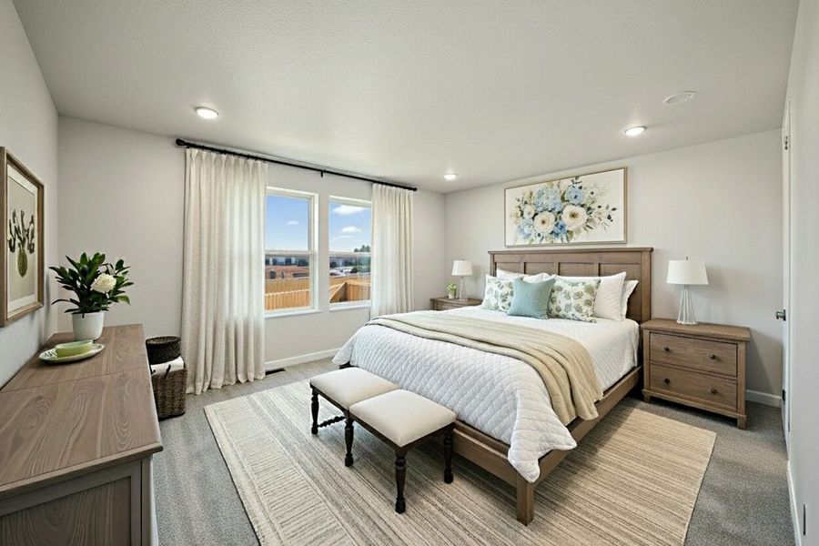 Furnished interior view inside a new home in The Glen-12, Colorado Springs (Image 12).