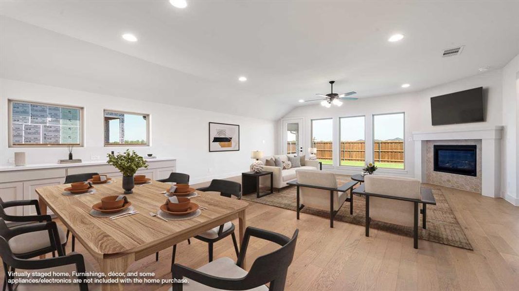 Furnished interior view inside a new home in Mosaic 50', Celina (Image 12). Furnished interior view inside a new home in Mosaic 50', Celina (Image 12).