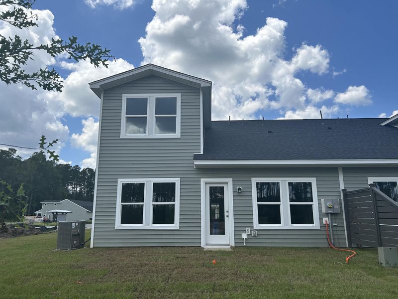 Exterior details and patio area of a home in Hammock Walk at Nexton, Summerville (Image 3).
