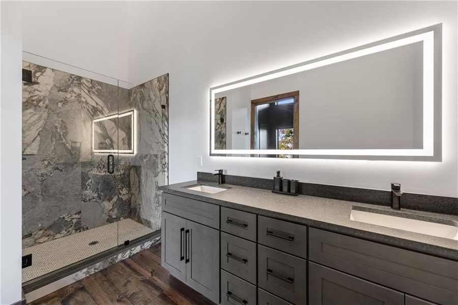 Furnished interior view inside a new home in , Blue Ridge (Image 47). Furnished interior view inside a new home in , Blue Ridge (Image 47).