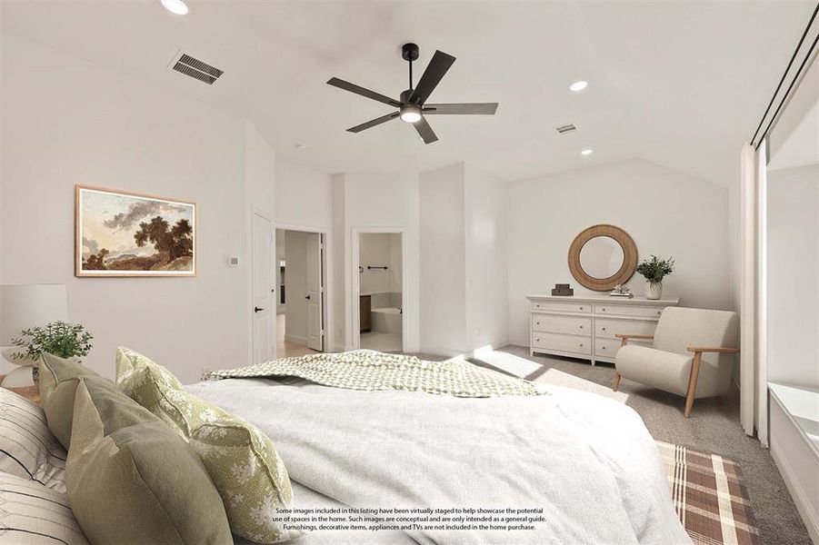 Furnished interior view inside a new home in Meadow Vista 60-65, Anna (Image 15).