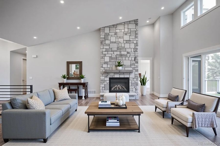Furnished interior view inside a new home in , Kiowa (Image 13).