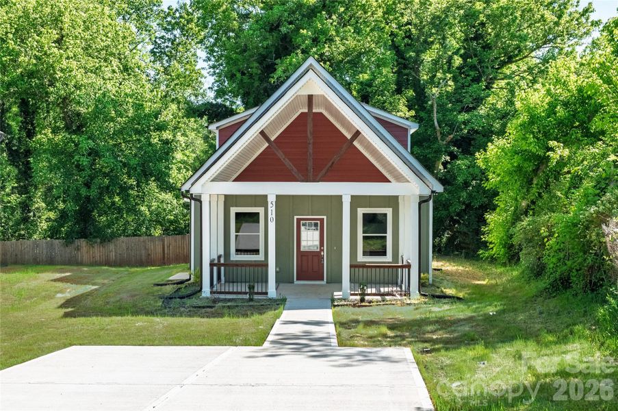 Front exterior of a new home in , Cherryville, NC, highlighting curb appeal (Image 2). Front exterior of a new home in , Cherryville, NC, highlighting curb appeal (Image 2).