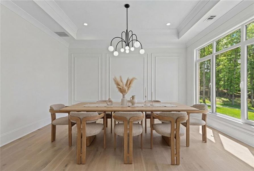 Furnished interior view inside a new home in , Dacula (Image 7).