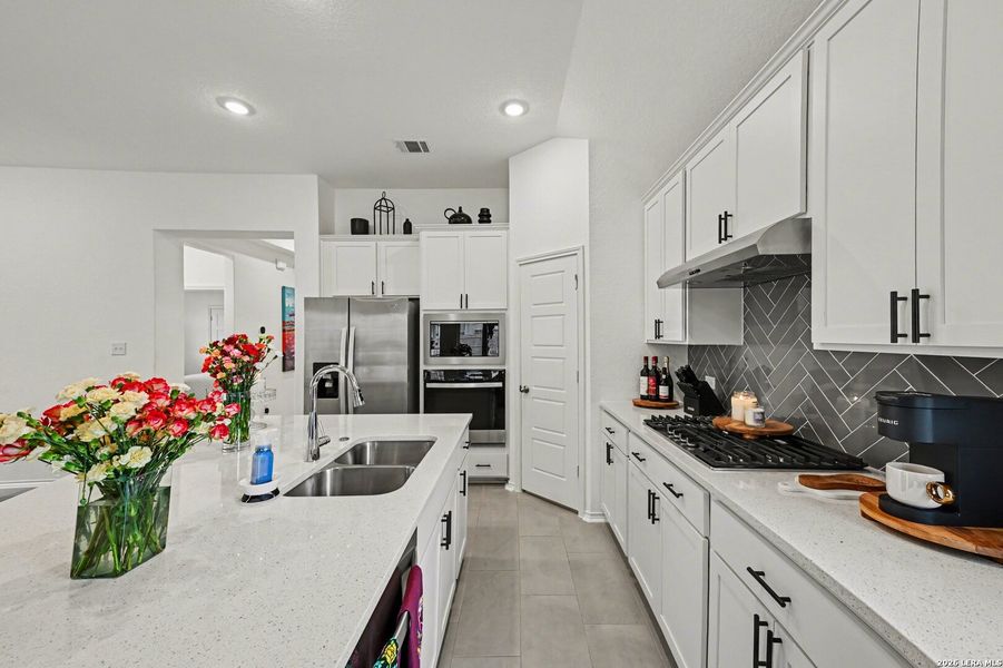Furnished interior view inside a new home in The Parklands, Schertz (Image 7).