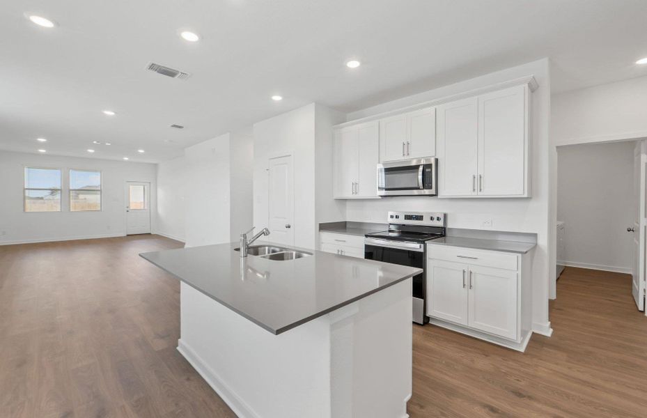 Furnished interior view inside a new home in Sonterra, Jarrell (Image 10). Furnished interior view inside a new home in Sonterra, Jarrell (Image 10).