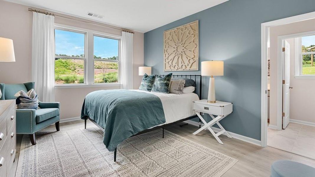 Furnished interior view inside a new home in Stratford Hills, Ball Ground (Image 12). Furnished interior view inside a new home in Stratford Hills, Ball Ground (Image 12).