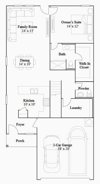 2D floor plan layout of this home in , Katy, TX (Image 2). 2D floor plan layout of this home in , Katy, TX (Image 2).