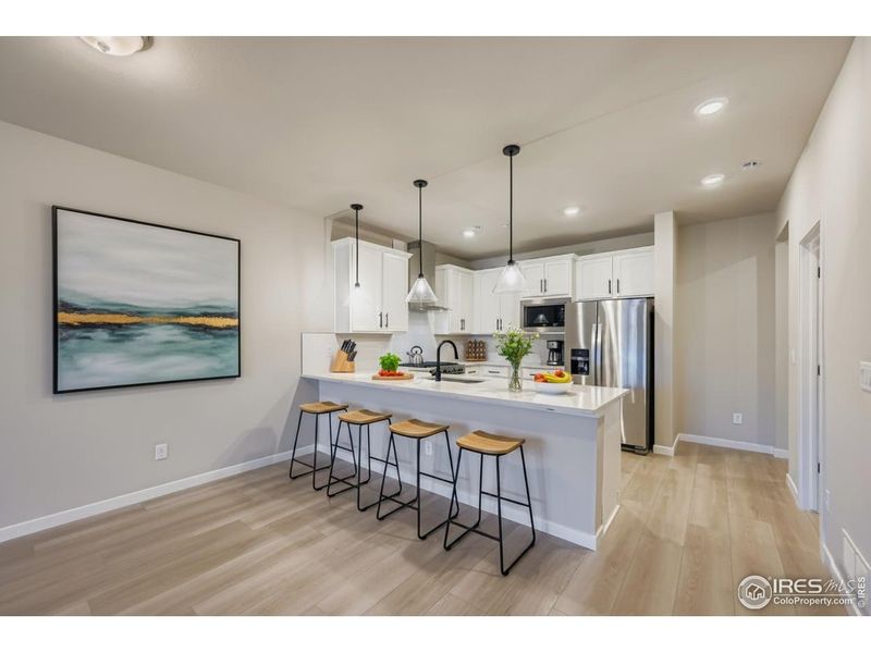 Furnished interior view inside a new home in , Longmont (Image 15).