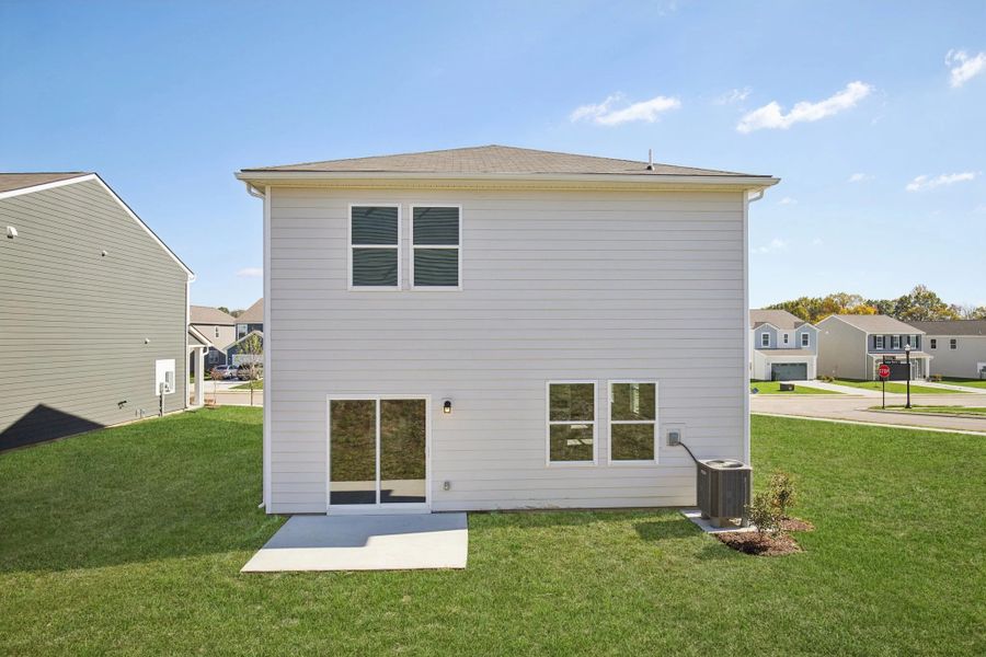Representative exterior details of a home built from the Pegasus by Starlight Homes in Sunrise at Arbor Ridge, La Vergne (Image 3).