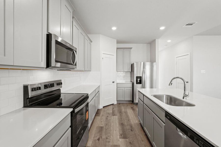 Furnished interior view inside a new home in Reveille Estates, Bryan (Image 12).