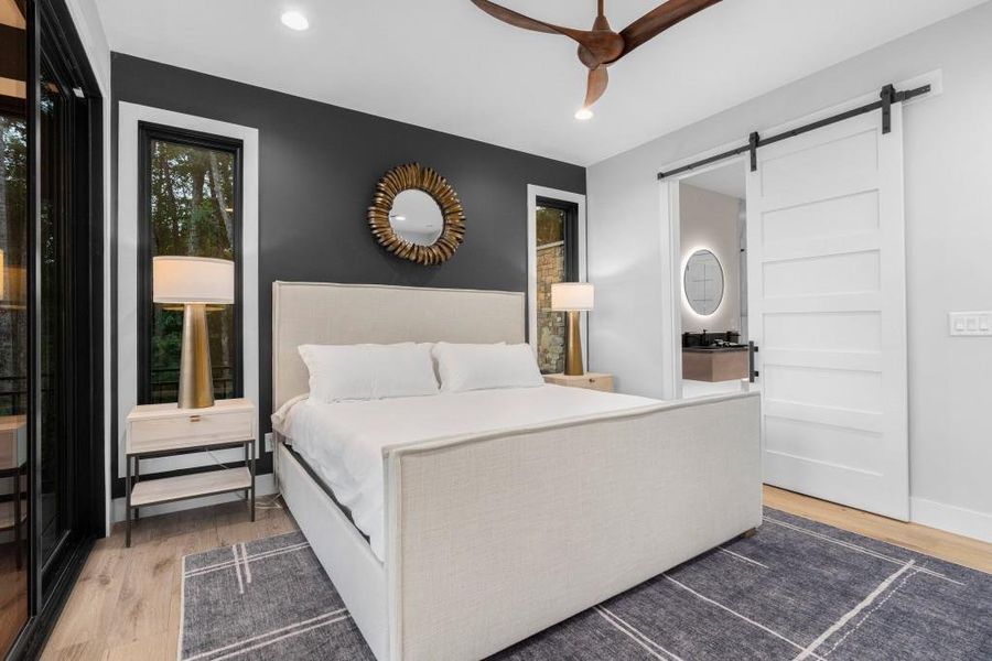 Furnished interior view inside a new home in , Blue Ridge (Image 39).