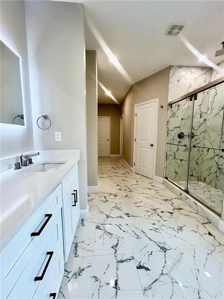 Furnished interior view inside a new home in , Atlanta (Image 14).