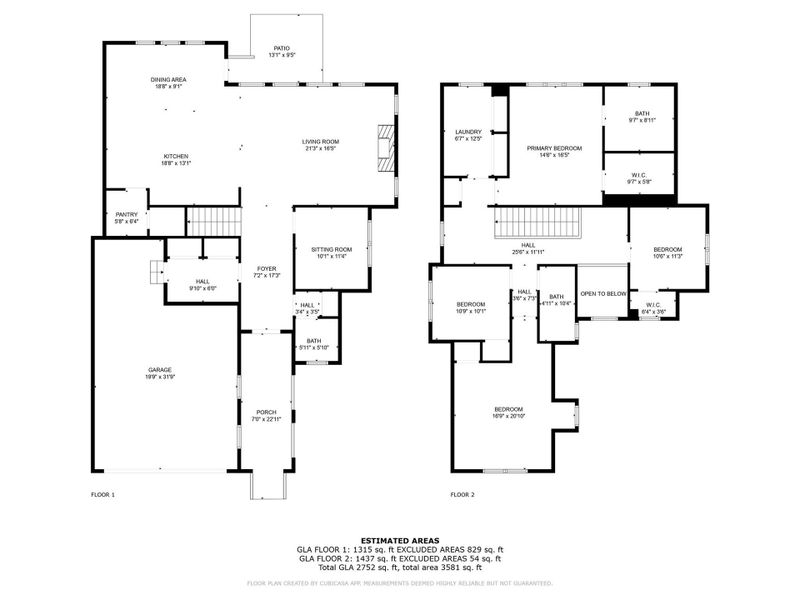 2D floor plan layout of this home in , Charlotte, NC (Image 3).