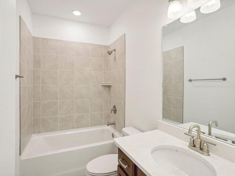 Furnished interior view inside a new home in , Holly Springs (Image 7).