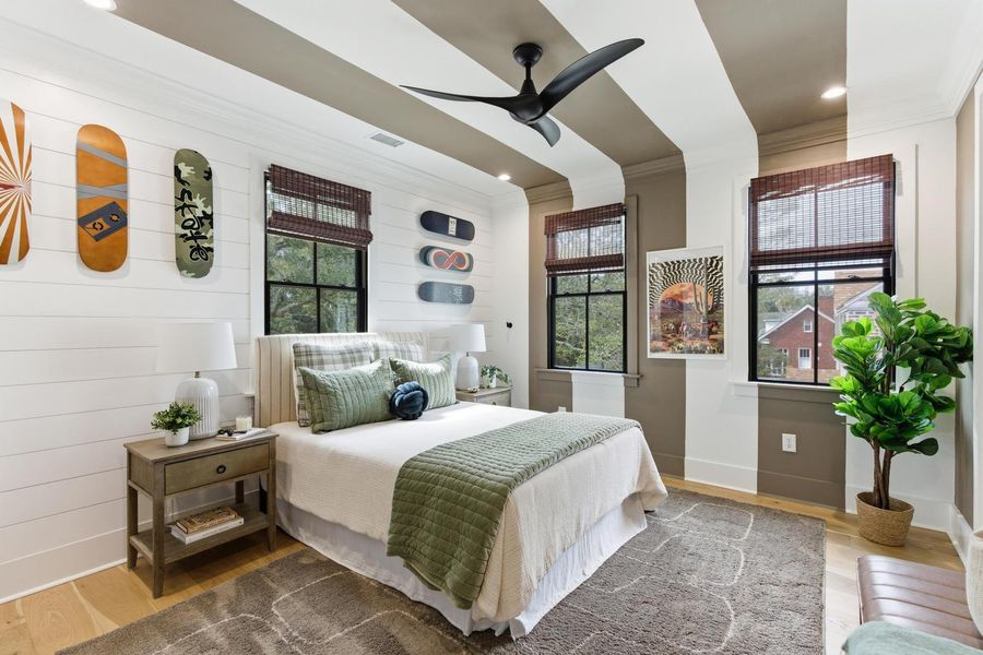 Furnished interior view inside a new home in , Charleston (Image 84).