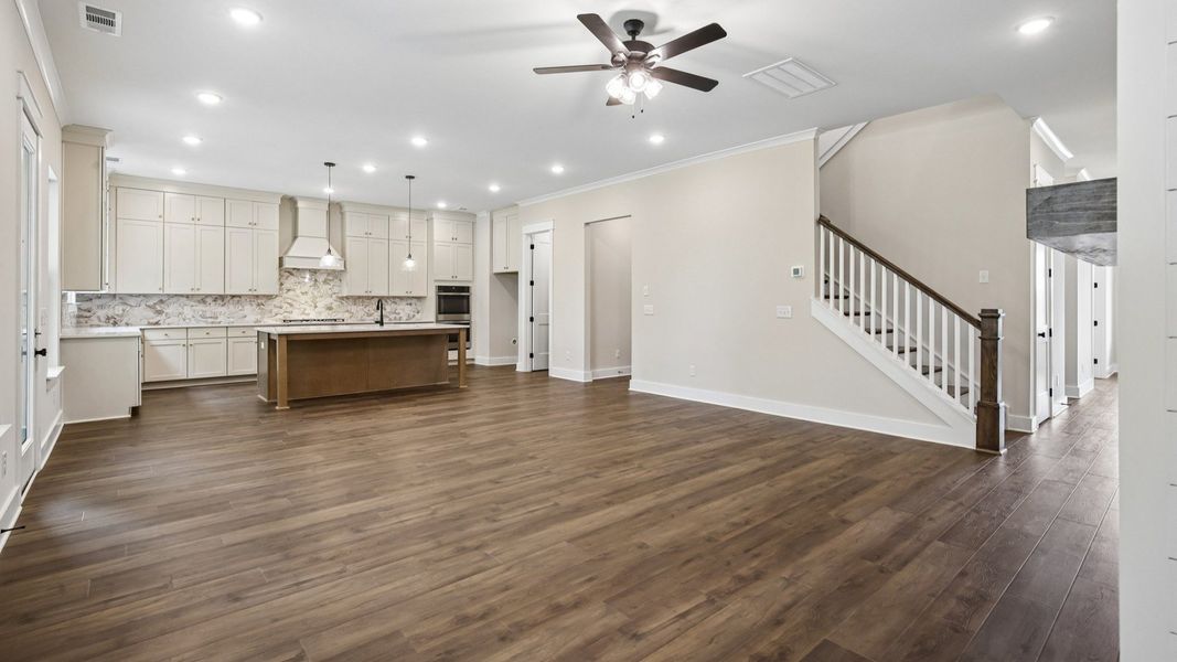 Gathering room with access to kitchen Gathering room with access to kitchen