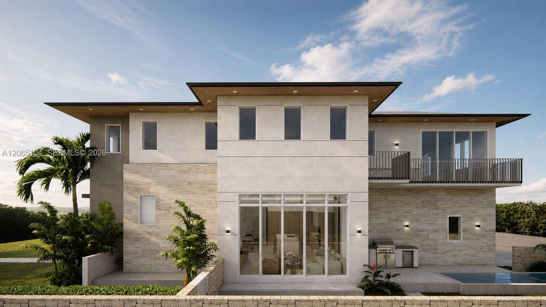 Front exterior of a new home in , Coral Gables, FL, highlighting curb appeal (Image 22).