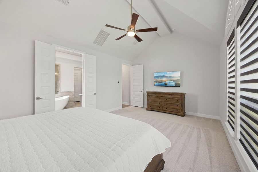 Furnished interior view inside a new home in The Highlands, Porter (Image 7).