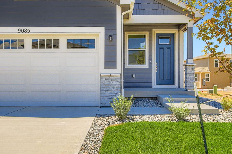 Representative exterior photo of a completed home built from the Pintail by View Homes in Buffalo Highlands – Commerce City, Commerce City, CO (Image 17).