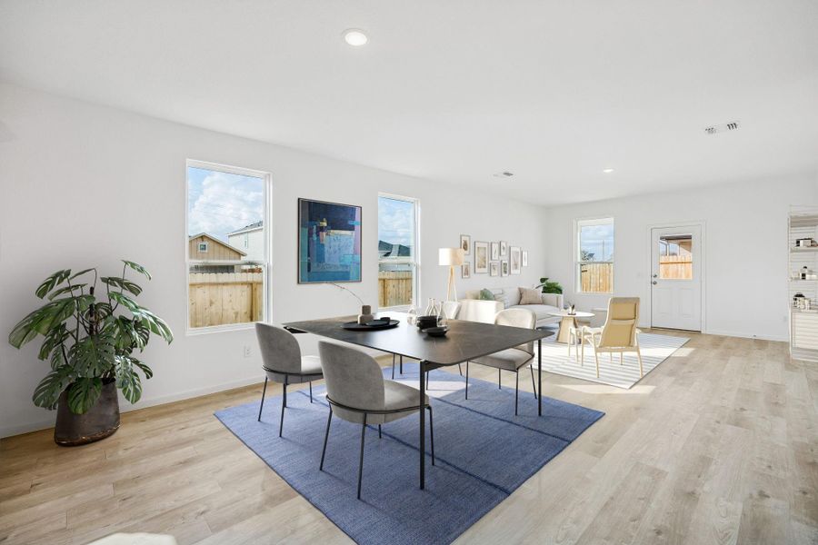 Furnished interior view inside a new home in Stokesbury, Waller (Image 16).