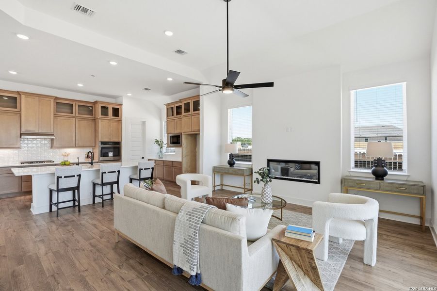 Furnished interior view inside a new home in Prominence Urban, San Antonio (Image 37).