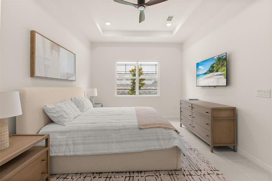 Furnished interior view inside a new home in , Winter Garden (Image 34).