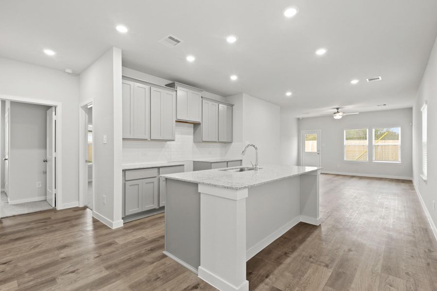 Furnished interior view inside a new home in Barrett Crossing, Crosby (Image 7).