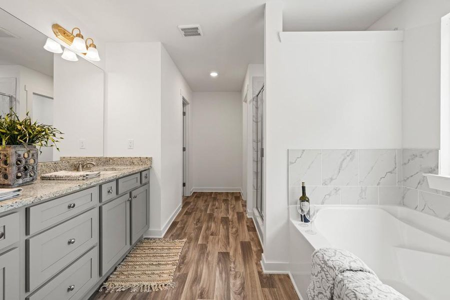 Furnished interior view inside a new home in Sutton's Landing, Statham (Image 33).