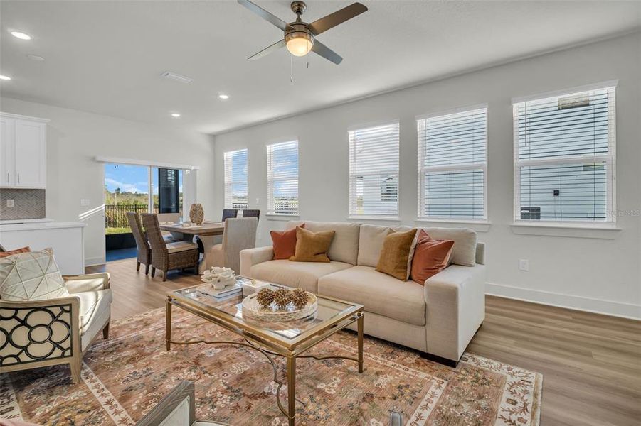 Furnished interior view inside a new home in Emerald Fields, Hudson (Image 8).