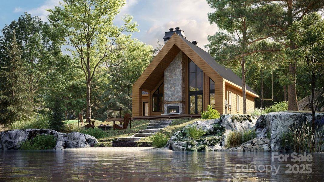 Front exterior of a new home in , Connelly Springs, NC, highlighting curb appeal (Image 2).