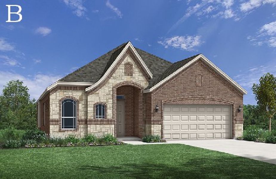 Representative exterior photo of a completed home built from the Crockett by Windsor Homes in Anna Town Square, Anna, TX (Image 21).