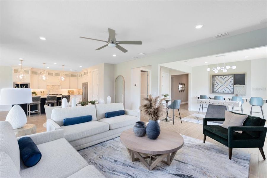 Furnished interior view inside a new home in Hartford Terrace, Davenport (Image 16).