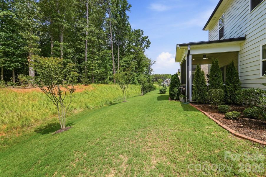 Exterior details and patio area of a home in Alton Creek, Mint Hill (Image 27).