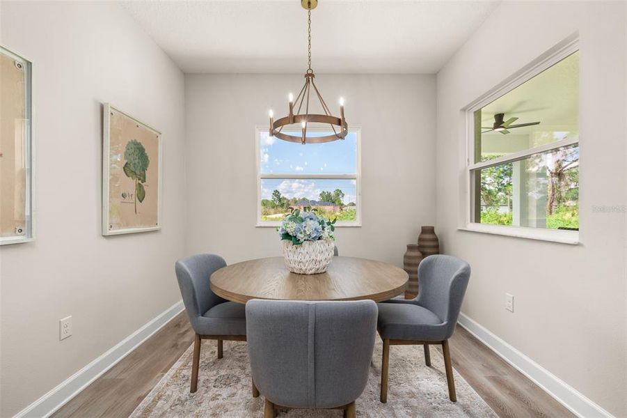 Furnished interior view inside a new home in , Sebring (Image 58).