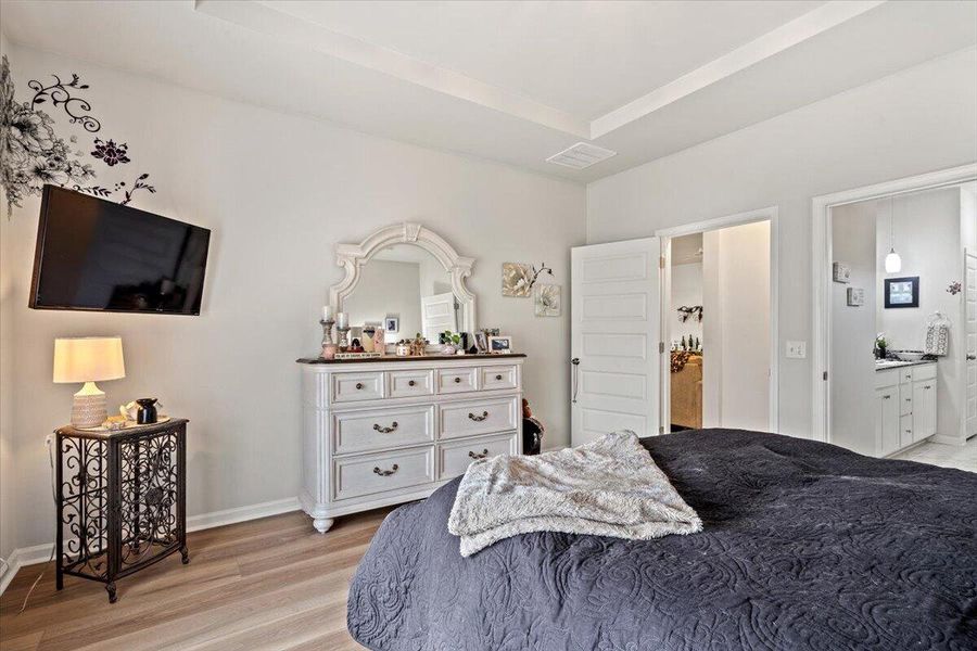 Furnished interior view inside a new home in Horizons at Summers Corner | 55+, Summerville (Image 18).