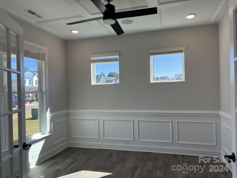 Office with French Doors