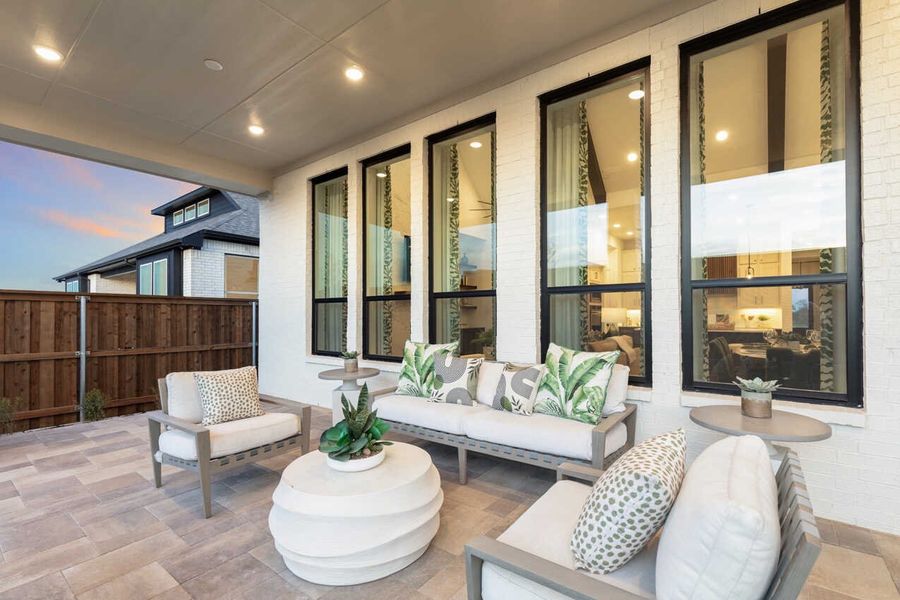 Representative Patio - some options shown