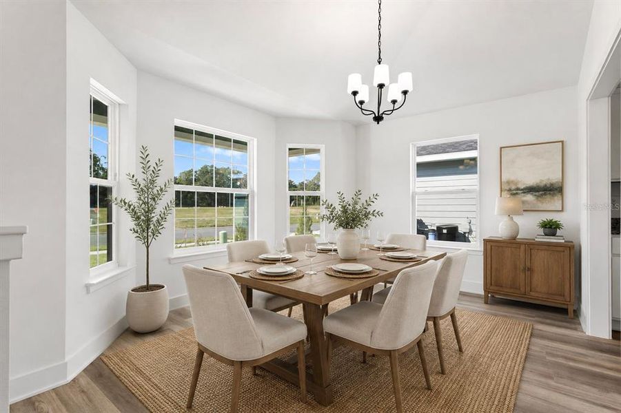 Furnished interior view inside a new home in Kirkland Farms, Alachua (Image 13).