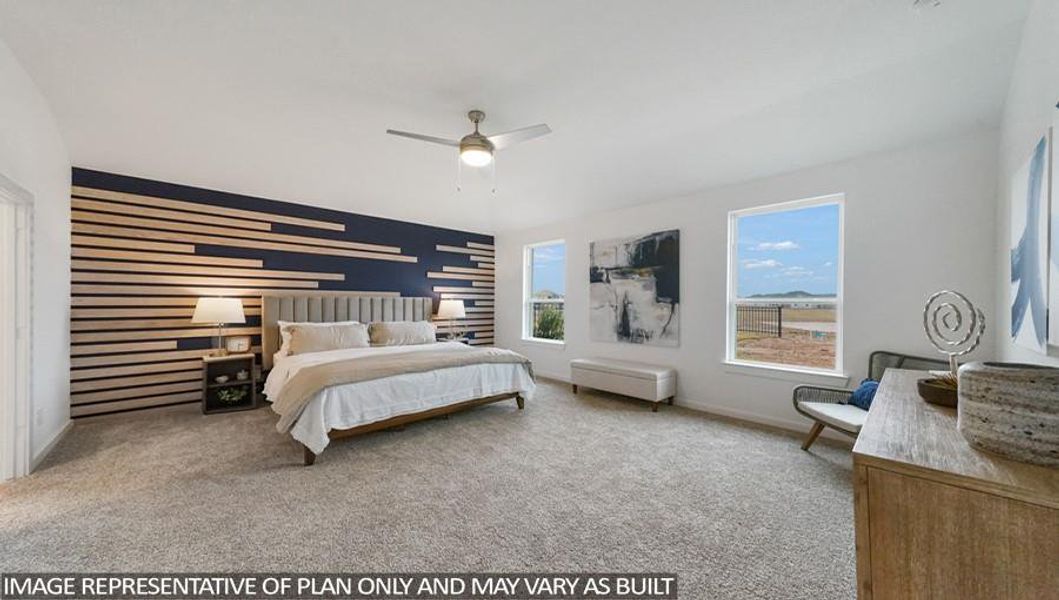 Furnished interior view inside a new home in Mill Creek Estates, Magnolia (Image 19).