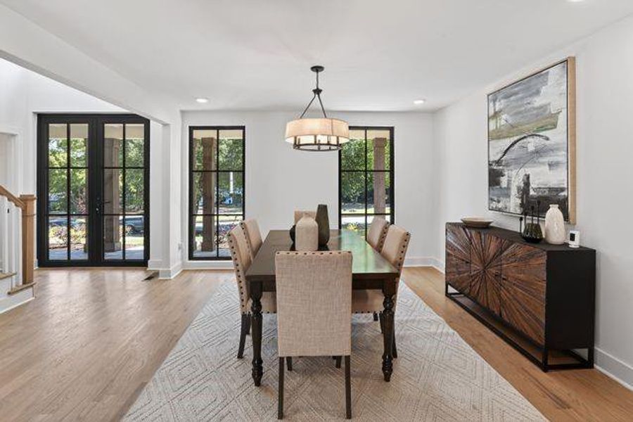 Furnished interior view inside a new home in , Roswell (Image 50).