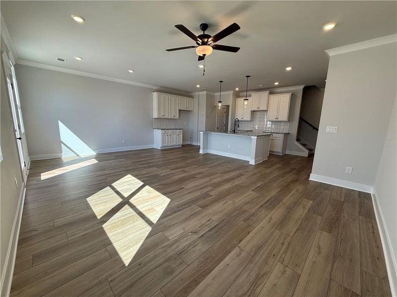 Spacious, unfurnished interior of a new home in The Towns at Auburn Station East, Auburn (Image 16).
