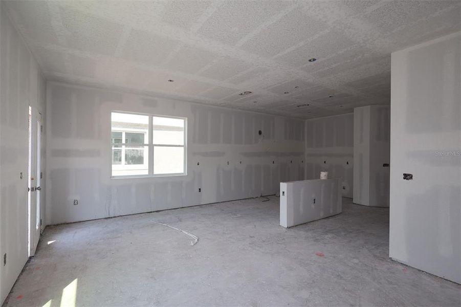 In-progress construction of a new home in Center Lake on the Park, St. Cloud, FL (Image 12).