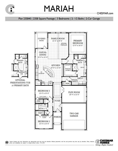 2D floor plan layout for the Mariah by Chesmar Homes in New Haven, Manor, TX (Image 4). 2D floor plan layout for the Mariah by Chesmar Homes in New Haven, Manor, TX (Image 4).