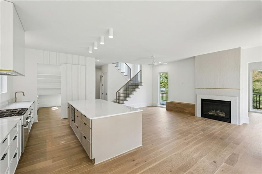 Furnished interior view inside a new home in , Atlanta (Image 8).