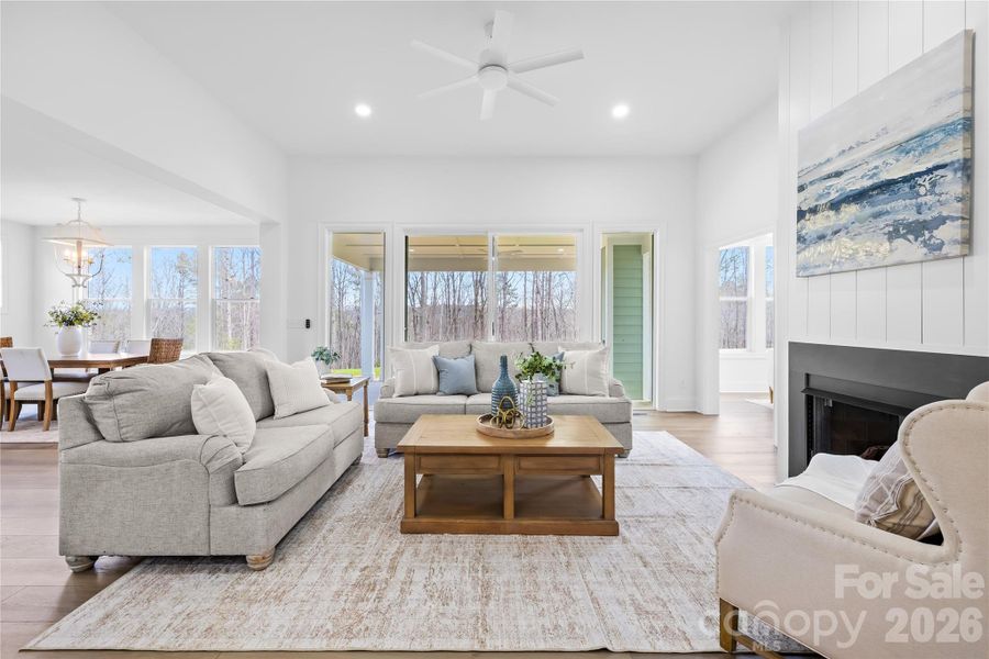 Furnished interior view inside a new home in , Statesville (Image 27). Furnished interior view inside a new home in , Statesville (Image 27).